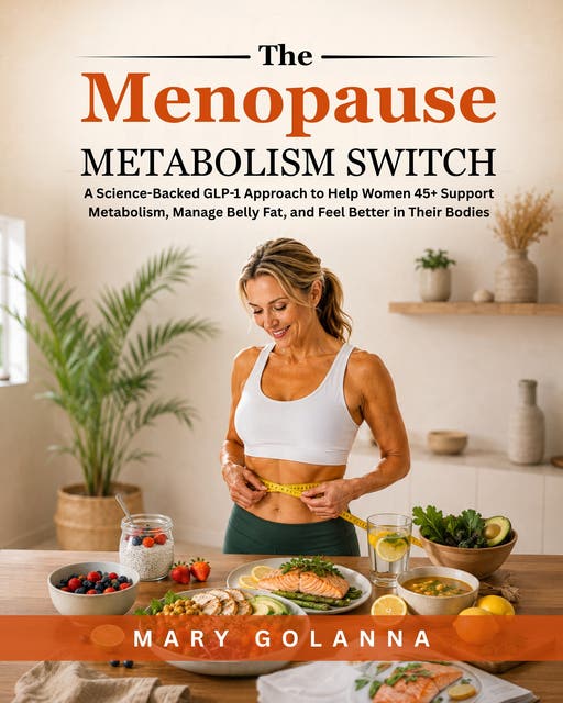 The Menopause Metabolism Switch: A Science-Backed GLP-1 Approach to Help Women 45+ Support Metabolism, Manage Belly Fat, and Feel Better in Their Bodies – omslag til lydbogen af Mary Golanna