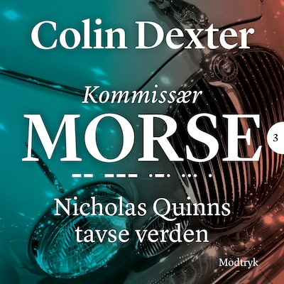 Nicholas Quinns tavse verden – omslag til lydbogen af Colin Dexter