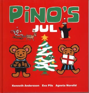 Pinos jul – omslag till ljudboken av Agneta Norelid,Eva Pils,Kenneth Andersson