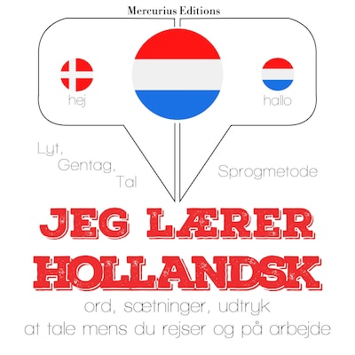 Jeg lærer hollandsk – omslag til lydbogen af JM Gardner