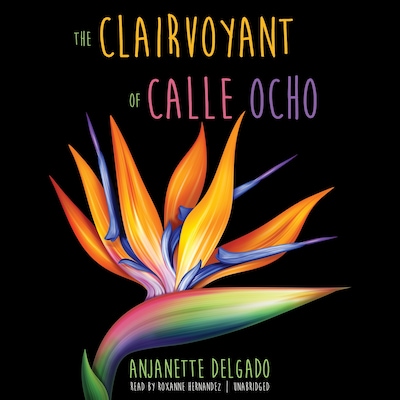 The Clairvoyant of Calle Ocho – omslag til lydbogen af Anjanette Delgado