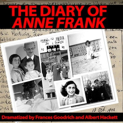 The Diary of Anne Frank – omslag til lydbogen af Frances Goodrich, Albert Hackett