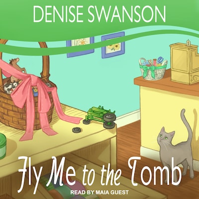 Fly Me to the Tomb – omslag til lydbogen af Denise Swanson