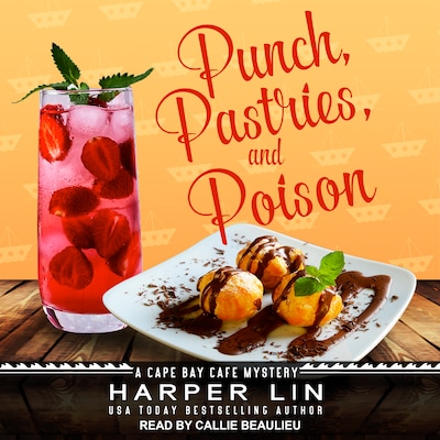 Punch, Pastries, and Poison – omslag til lydbogen af Harper Lin