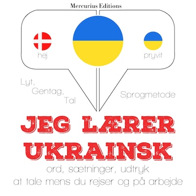 Jeg lærer ukrainsk – omslag til lydbogen af JM Gardner
