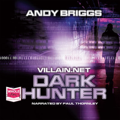 Villain.net: Dark Hunter – omslag til lydbogen af Andy Briggs