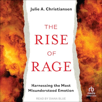 The Rise of Rage – omslag til lydbogen af Julie A. Christiansen