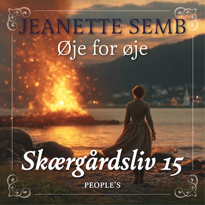 Øje for øje – omslag til lydbogen af Jeanette Semb
