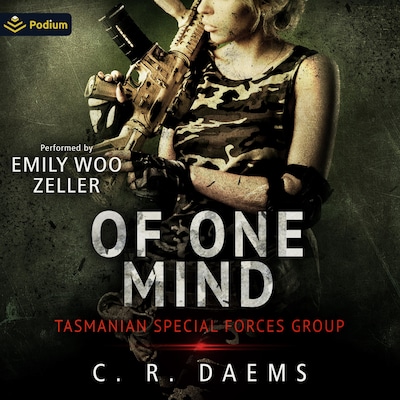 Of One Mind – omslag til lydbogen af C.R. Daems