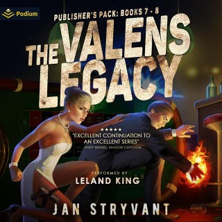 The Valens Legacy: Publisher's Pack 4: The Valens Legacy, Book 7, 8 – omslag till ljudboken av Jan Stryvant