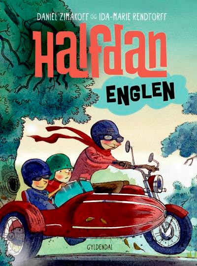 Halfdan 2 - Englen – omslag til lydbogen af Daniel Zimakoff, Ida-Marie Rendtorff