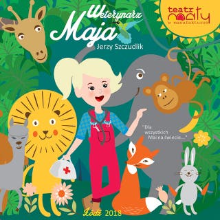 Weterynarz Maja – okładka audiobooka, autor Jerzy Szczudlik