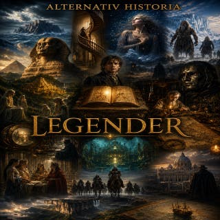 Alternativ Historia Legender – omslag till ljudboken av Alternativ Historia