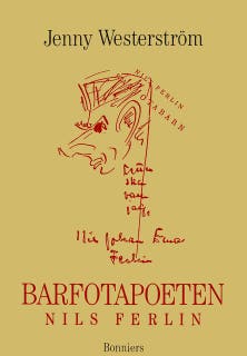 Barfotapoeten : Nils Ferlin – omslag till ljudboken av Jenny Westerström