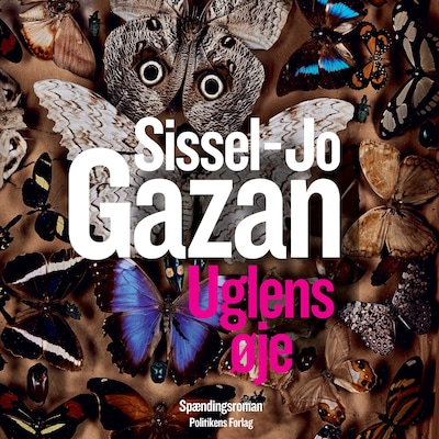 Uglens øje – omslag til lydbogen af Sissel-Jo Gazan