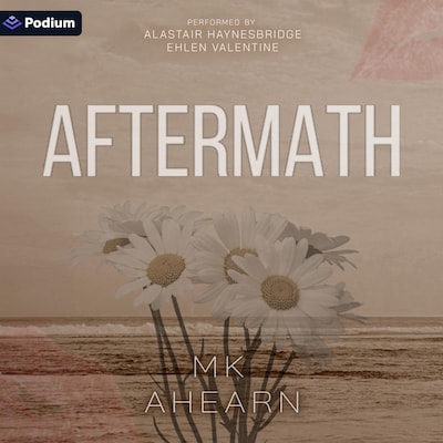 Aftermath – omslag til lydbogen af MK Ahearn