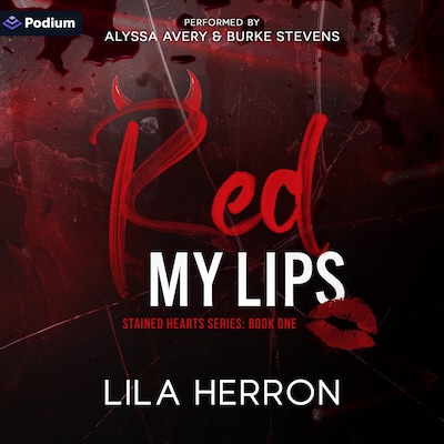 Red My Lips – omslag til lydbogen af Lila Herron