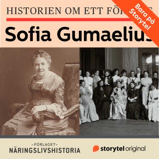 Historien om ett företag: Sofia Gumaelius – omslag till ljudboken av Anders Sjöman