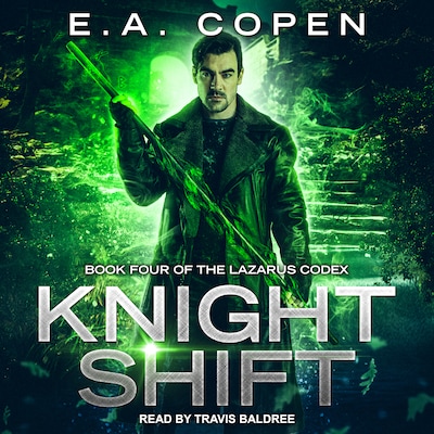 Knight Shift – omslag til lydbogen af E.A. Copen