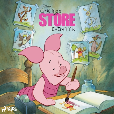 Peter Plys - Grislings store eventyr – omslag til lydbogen af Disney