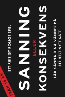 SANNING ELLER KONSEKVENS – omslag till ljudboken av Nicotext Förlag
