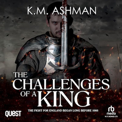 The Challenges of a King – omslag til lydbogen af K.M. Ashman