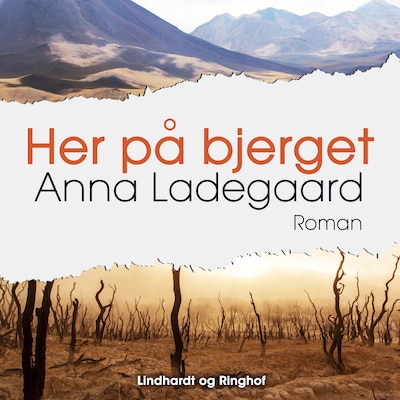 Her på bjerget – omslag til lydbogen af Anna Ladegaard