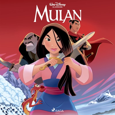 Walt Disneys klassikere - Mulan – omslag til lydbogen af Disney