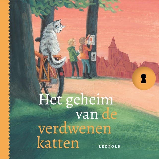 Het geheim van de verdwenen katten – omslag van het luisterboek van Gonneke Huizing