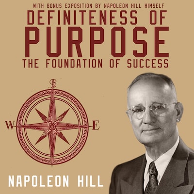 Definiteness of Purpose: The Foundation of Success – omslag til lydbogen af Napoleon Hill