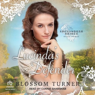 Lucinda’s Defender – omslag til lydbogen af Blossom Turner