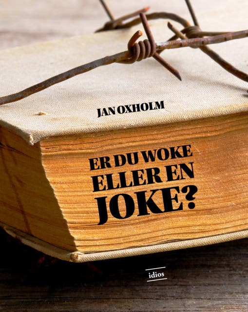Er du woke eller en joke? – omslag til lydbogen af Jan Oxholm