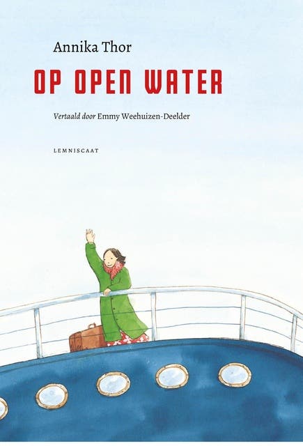 Op open water – omslag van het luisterboek van Annika Thor