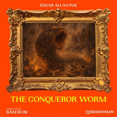 The Conqueror Worm – omslag til lydbogen af Edgar Allan Poe