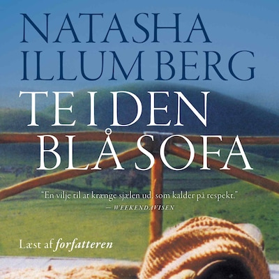 Te i den blå sofa – omslag til lydbogen af Natasha Illum Berg