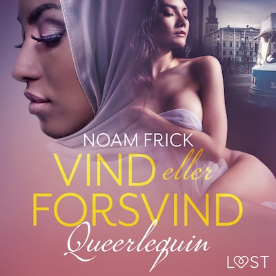 Queerlequin: Vind eller forsvind – omslag til lydbogen af Noam Frick