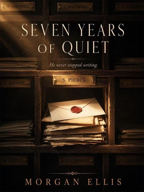 Seven Years of Quiet – omslag til lydbogen af Morgan Ellis