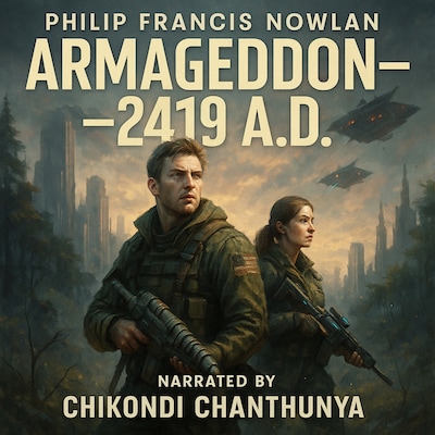 Armageddon 2419 AD – omslag til lydbogen af Philip Francis Nowlan