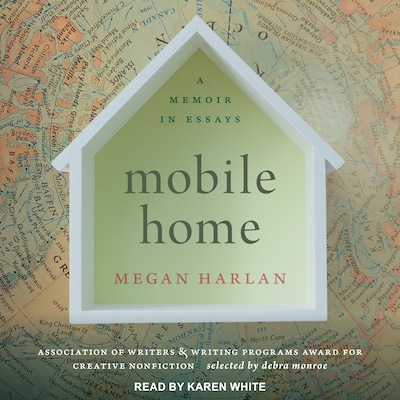 Mobile Home – omslag til lydbogen af Megan Harlan