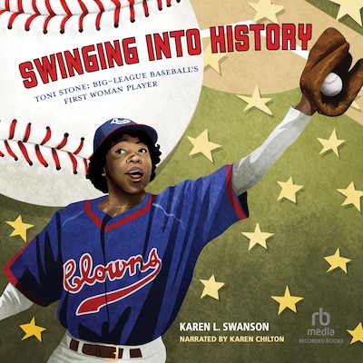 Swinging into History – omslag til lydbogen af Karen L. Swanson