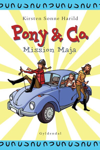 Pony & Co. 2 - Mission Maja – omslag til lydbogen af Kirsten Sonne Harild