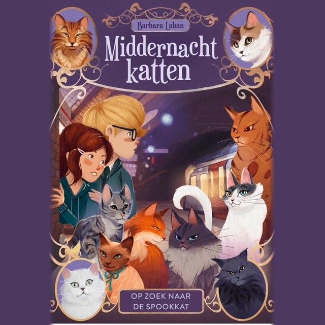 Op zoek naar de spookkat – omslag van het luisterboek van Barbara Laban