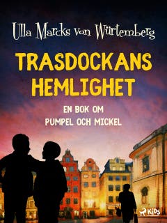 Trasdockans hemlighet – omslag till ljudboken av Ulla Marcks von Würtemberg