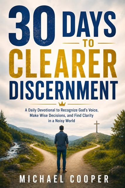 30 Days to Clearer Discernment for Christian Men: A Daily Devotional to Recognize God's Voice, Make Wise Decisions, and Find Clarity in a Noisy World – omslag til lydbogen af Michael Cooper