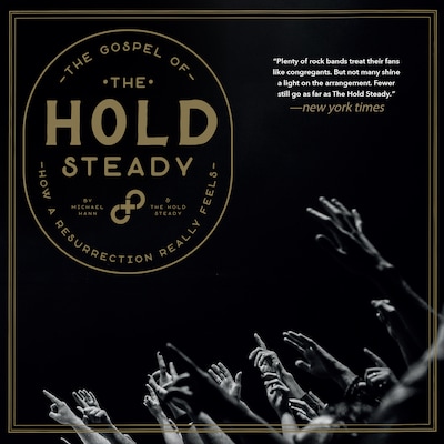 The Gospel of the Hold Steady – omslag van het luisterboek van Michael Hann, The Hold Steady