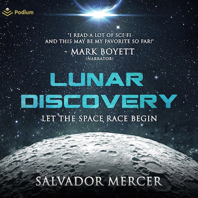 Lunar Discovery – omslag til lydbogen af Salvador Mercer