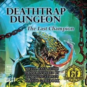 Deathtrap Dungeon: The Last Champion – okładka audiobooka, autor David Smith
