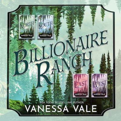 Billionaire Ranch Series Boxed Set, Books 1–4 – omslag til lydbogen af Vanessa Vale