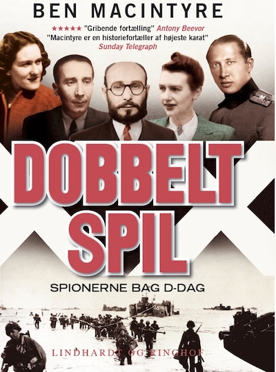 Dobbeltspil - den sande historie om D-dags spionerne – omslag til lydbogen af Ben MacIntyre