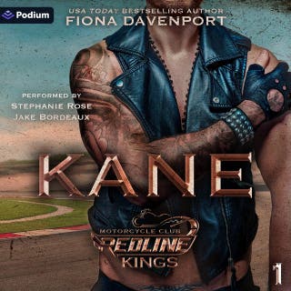 Kane: Redline Kings MC, Book 1 – omslag till ljudboken av Fiona Davenport